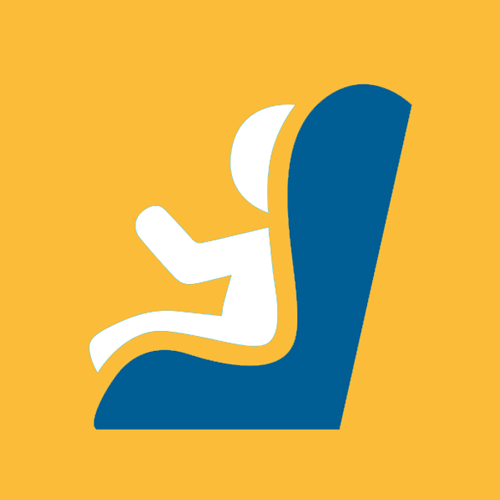 Icon of a child seat sideways