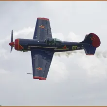 Yak-50 display pilot