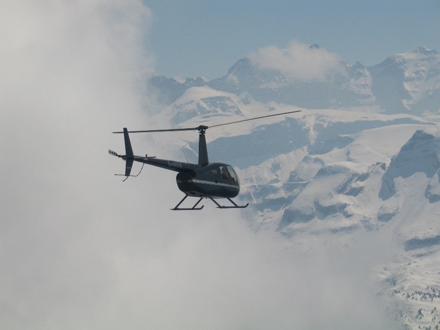 Winter Helicopter