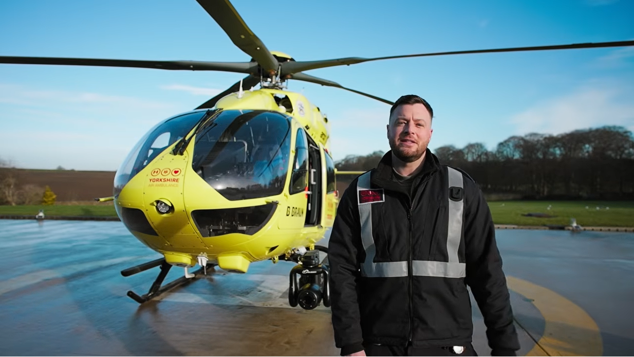 Video by Yorkshire Air Ambulance, May 2026