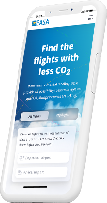 Find flights less CO2
