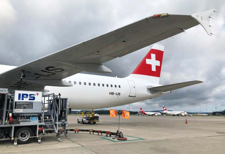 Plane of the Swiss International Air Lines