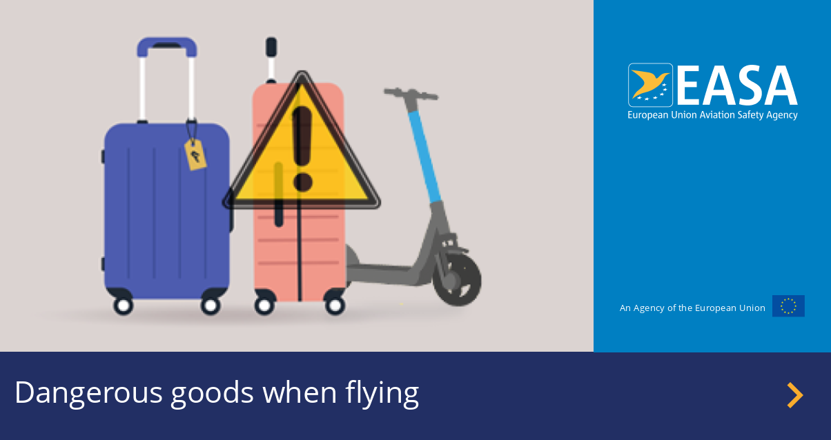 Dangerous goods when flying Why some items might be dangerous on