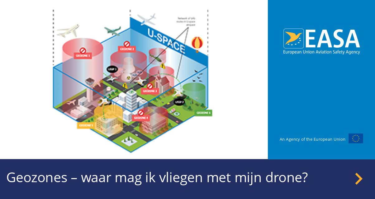 Geozones waar mag ik vliegen met mijn drone? EASA