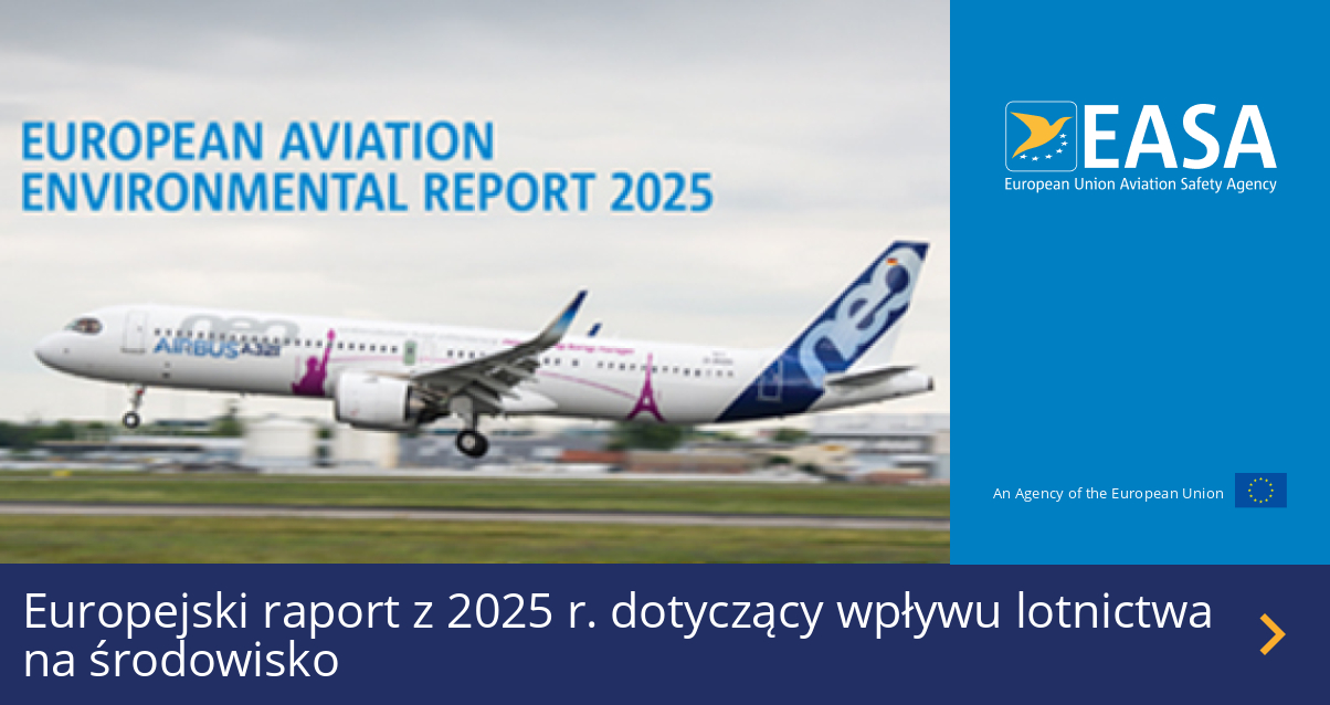 Europejski raport z 2025 r. dotyczący wpływu lotnictwa na środowisko | EASA