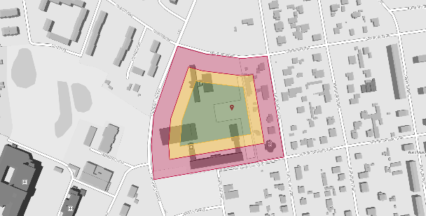 A map of a neighborhood
Description automatically generated
