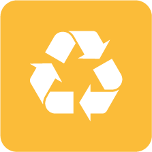 Icona della gestione dei rifiuti