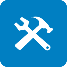 Raw material extraction icon
