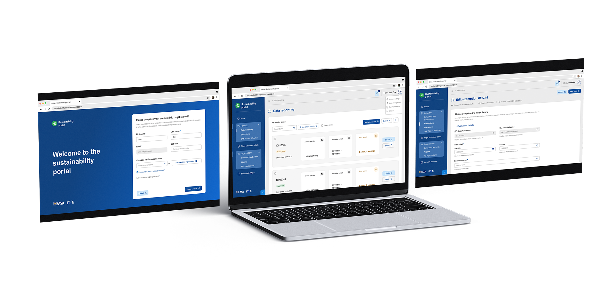 EASA Sustainability Portal 