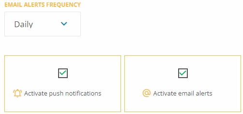 configuración de notificaciones