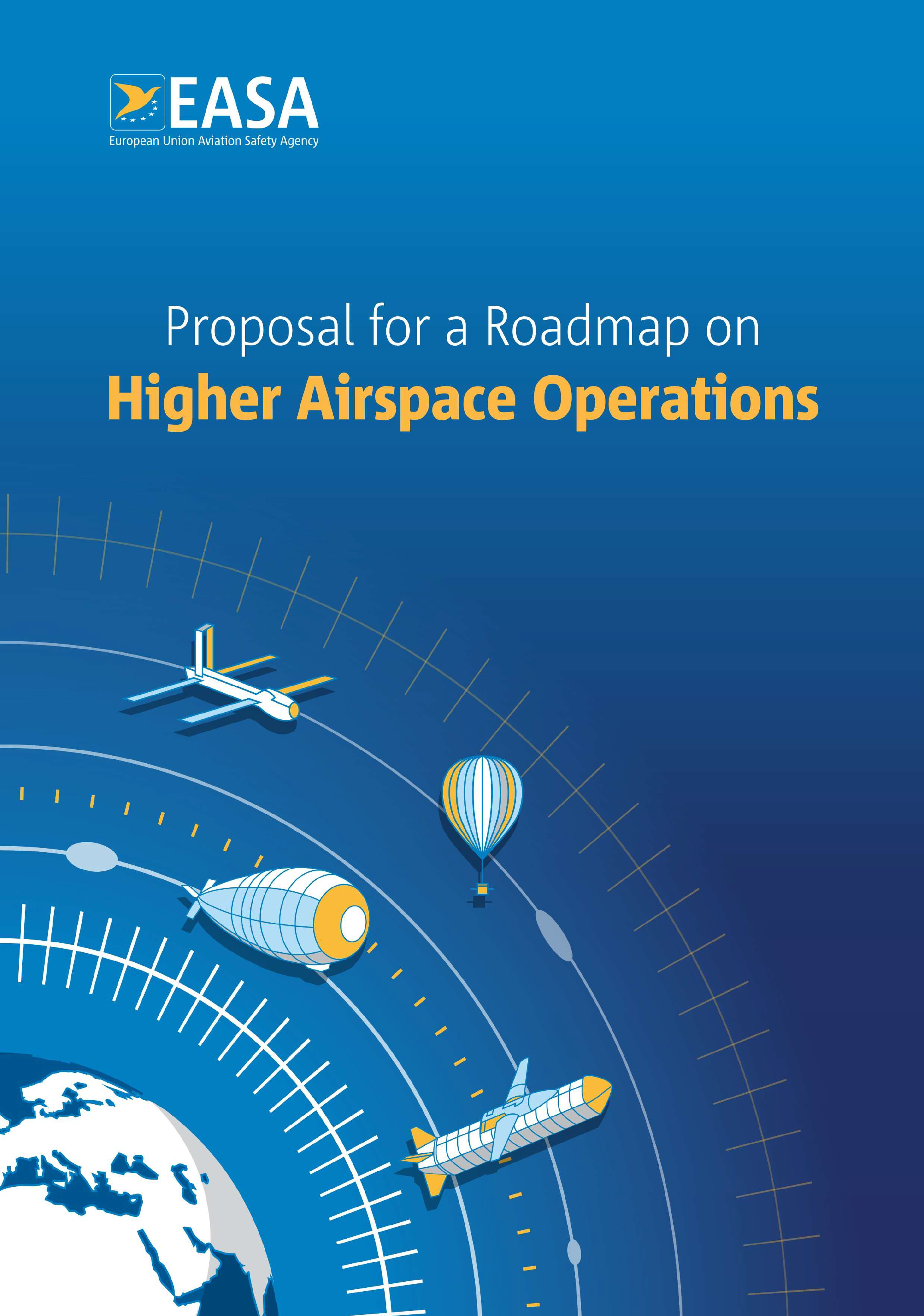 Inhalt des Berichts: Vorschlag für einen Fahrplan für den Flugbetrieb im oberen Luftraum