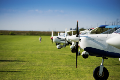 group of small airplanes 