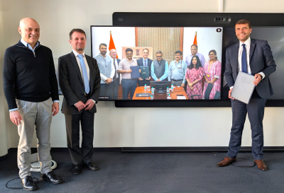 Signing of the working arrangement