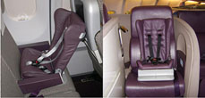 Child seat certified by EASA in 2006
