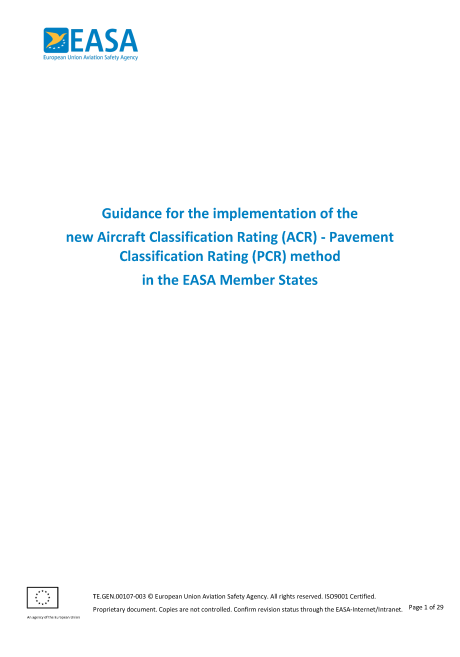 Guidance on ACR–PCR method