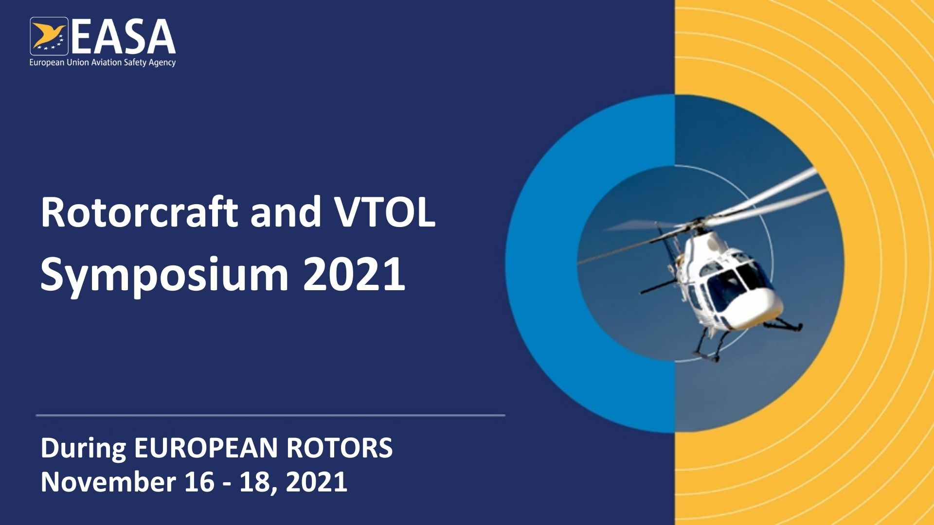EASA rotorcraft and vtol 2021 EASA rotorcraft and vtol 2021