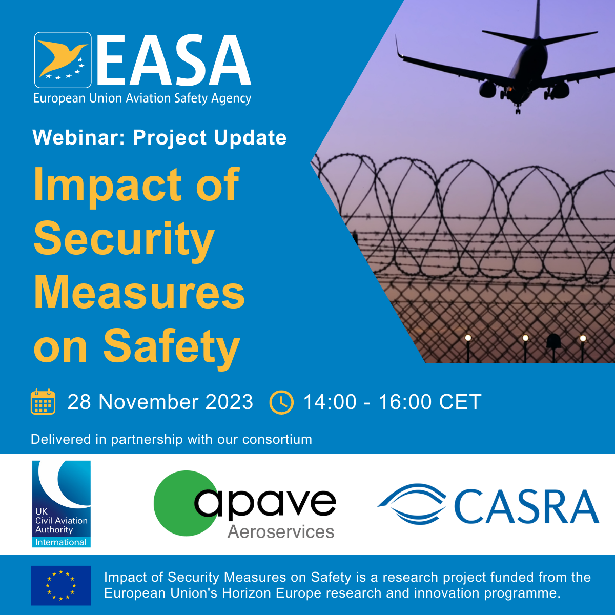 EASA Webinar - SafetySecurity - Nov 23 EASA Webinar - SafetySecurity - Nov 23